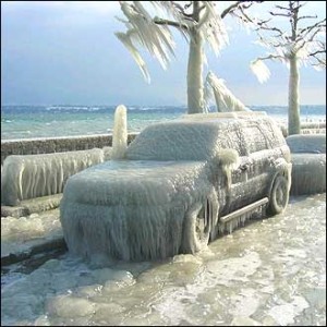 iced car