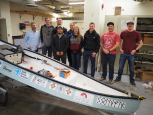 University of New Mexico solar boat team members