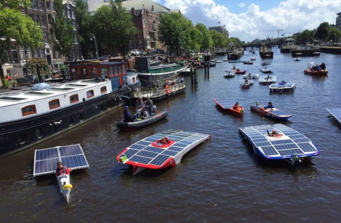 Boats at the Dutch Solar Competition