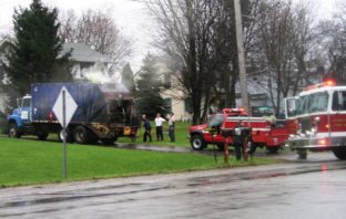 intentional garbage truck fires