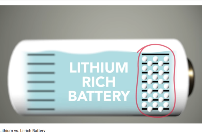 lithium rich batteries