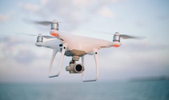 catching fish with battery power in a quadcopter