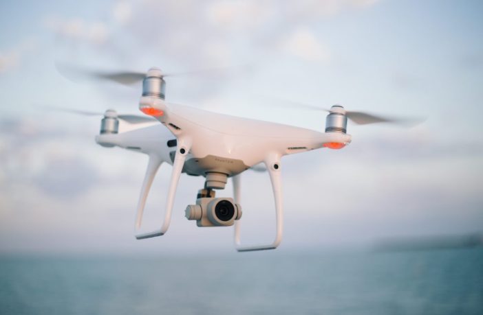 catching fish with battery power in a quadcopter