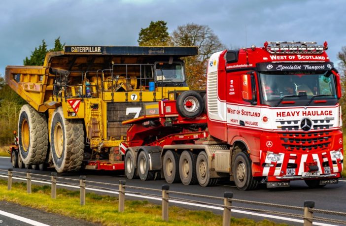 scale of vehicles at battery mineral mines