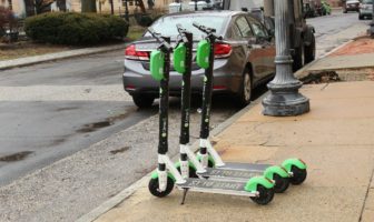 electric scooter protests