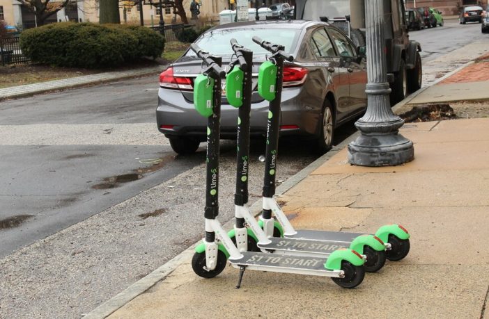 electric scooter protests
