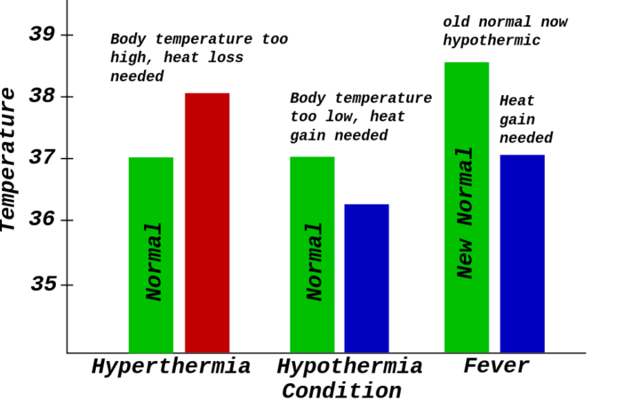 chills and fever-shaking