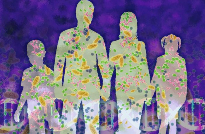 microbes spreading infectious diseases