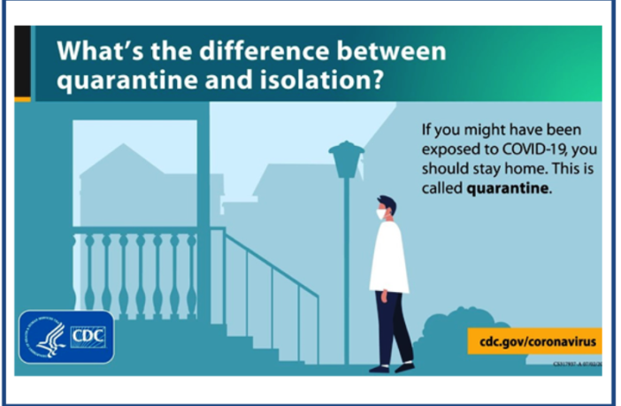stay home if you must quarantine