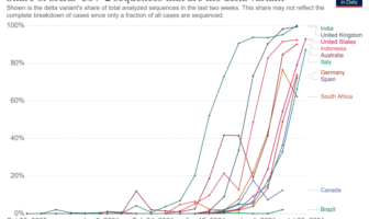 share of delta variant