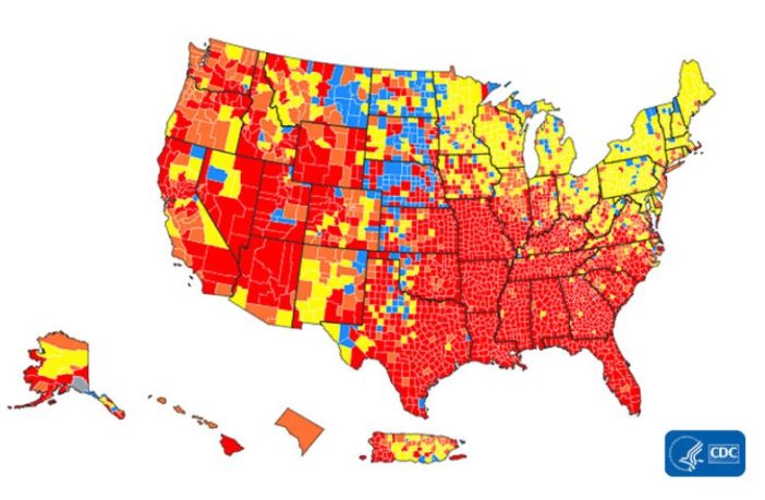 unvaccinated and vaccinated people