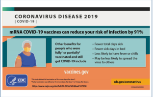 vaccinated people not as likely to infect