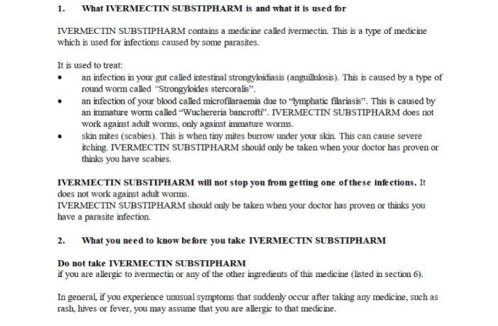 Ivermectin false science or a miracle cure