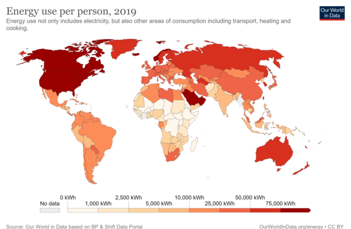 demand for electricity fueling climate change