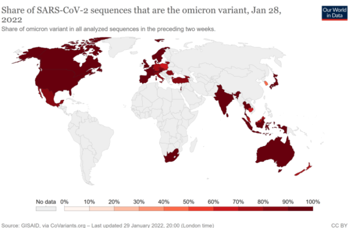where did omicron come from