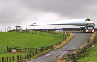 end of the road for wind turbine blades