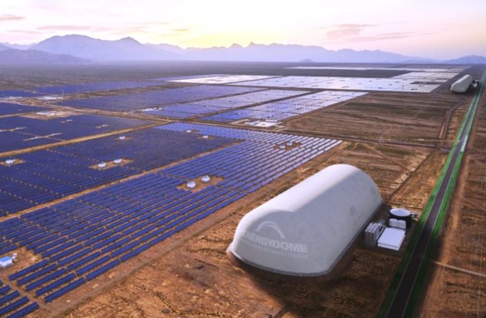 storing energy in co2 gas under pressure