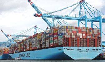 powering large container ships with batteries