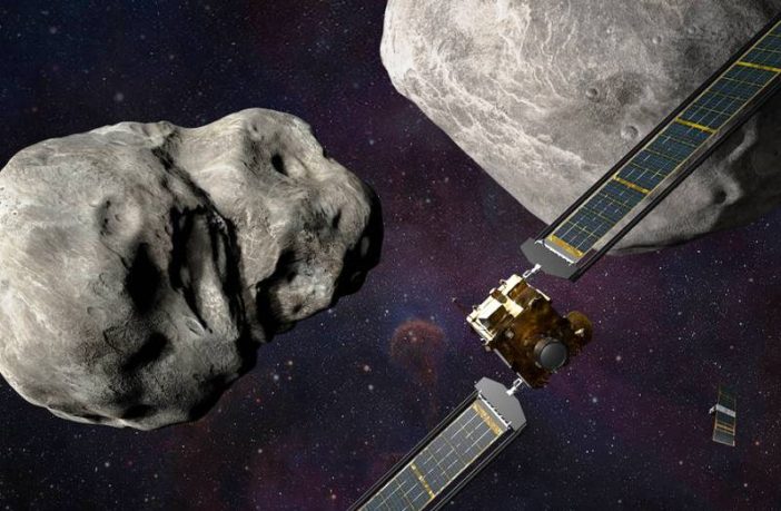 nudging an asteroid's path