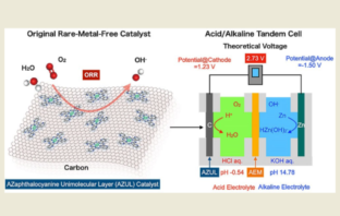 zinc-air batteries with dual electrolyte