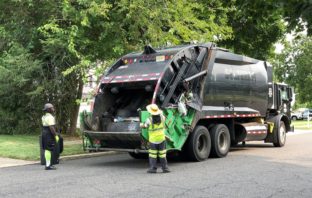 spent batteries igniting garbage