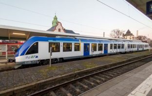 grid-plus-battery trains