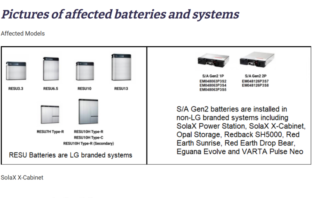 lg solar battery recall