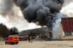 massive lithium-battery fire