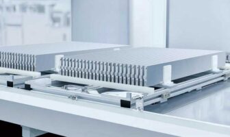 an inside view of electric cars