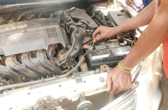 starter battery connections