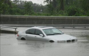 rain storms and flooded batteries