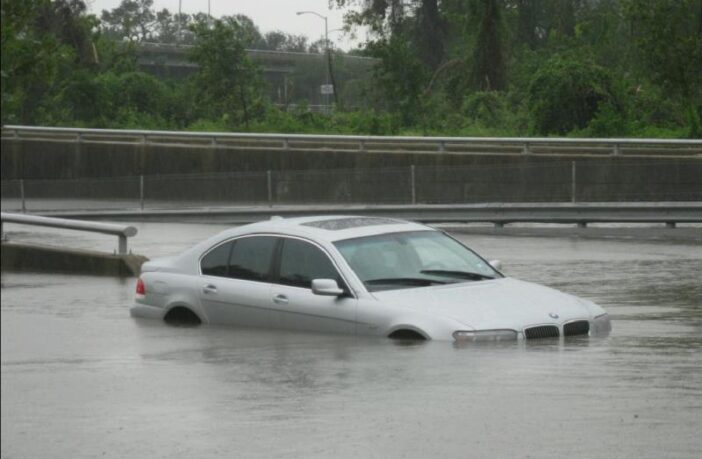 rain storms and flooded batteries