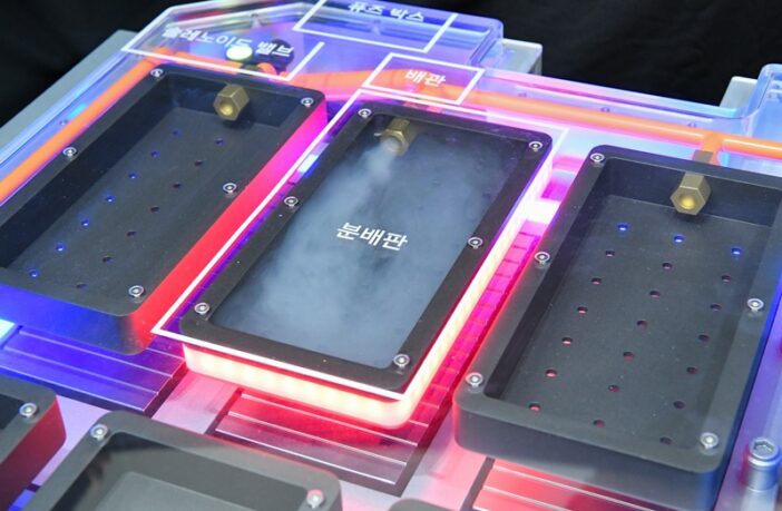 a battery system that extinguishes fires