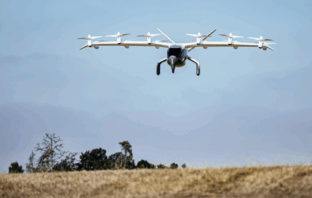 an air taxi or an expensive uber