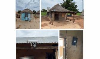 batteries and solar lightened the darkness