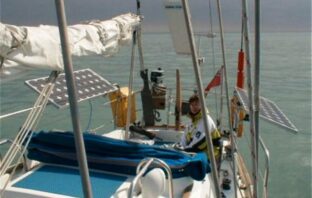 storage batteries on the ocean