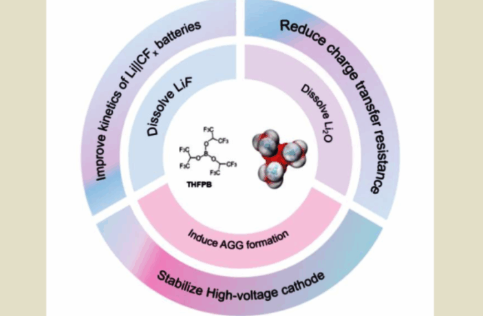 boron enhances lithium ion