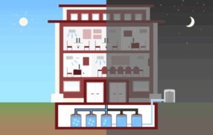 cooling buildings with ice batteries