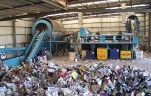 recycling pet plastic with spent batteries