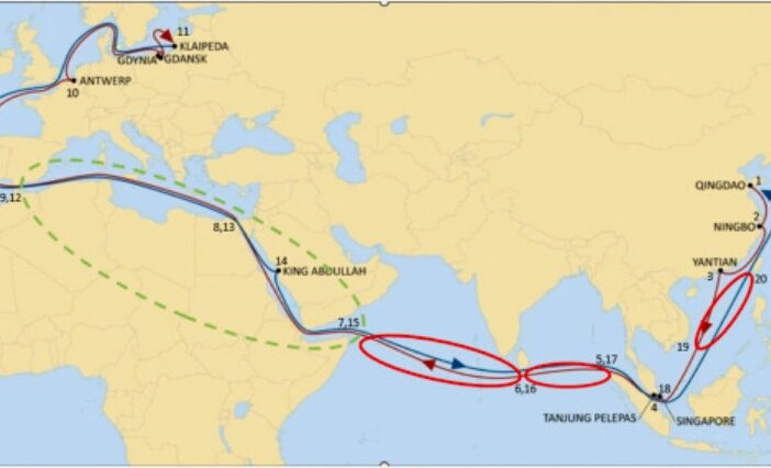 battery container ships