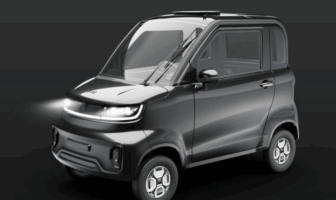 an electric car for two persons