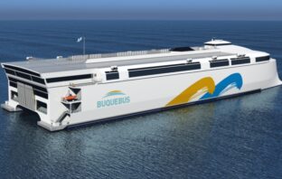 INCAT 96 battery electric ship