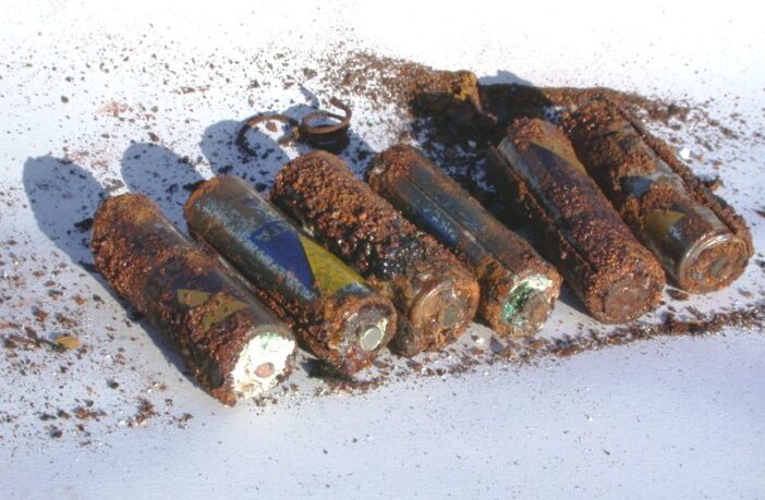 when lithium batteries get wet inside