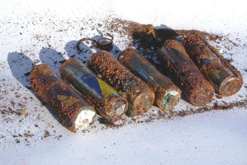 when lithium batteries get wet inside