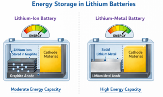lithium ions in household batteries