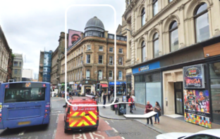 vape fire closes glasgow station