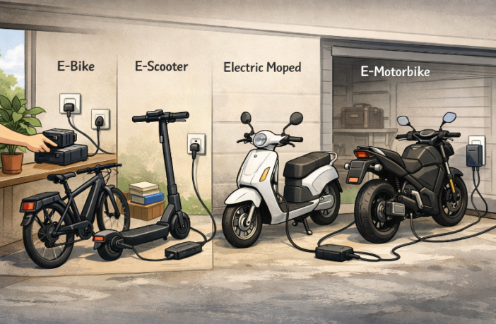 charging electric two-wheelers