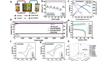 6,000-cycle all-iron flow battery